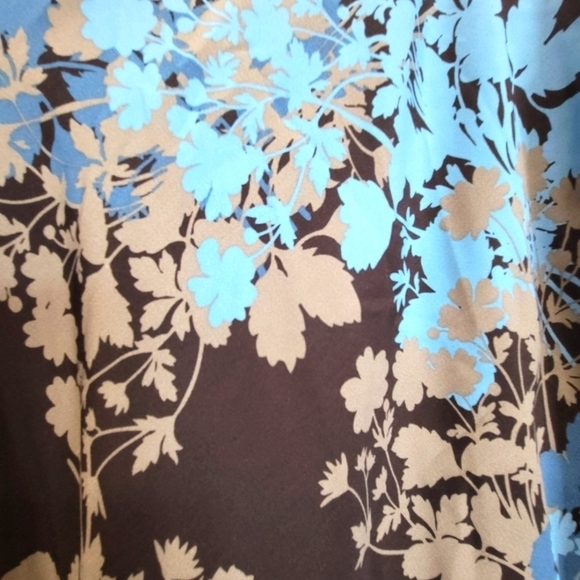 NWT DRESSBARN Sz 20 Floral Maxi Skirt with Side Zipper - Picture 4 of 7